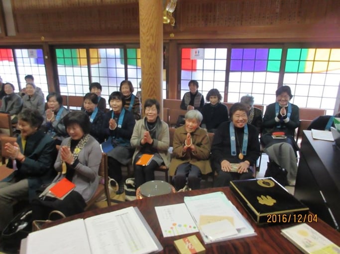 広島・福山の浄土真宗　南光坊にて赤川浄友が法話を行った。