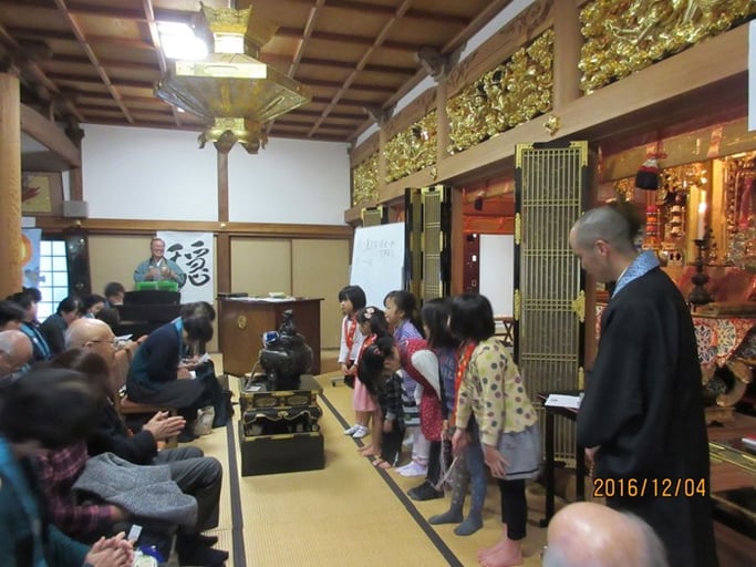 広島・福山の浄土真宗　南光坊での　ご挨拶。