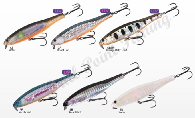 Stucki Fanatics Hawker 80S & 100S Sinking Stickbait Wobbler - Color-Chart / Family