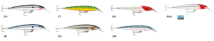 Rapala Floating Magnum - Color Chart