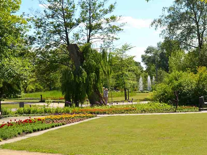 Kurpark an der Therme Bad Bevensen unweit des Hotel Waldesruh