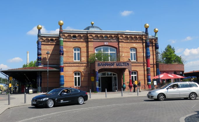 Hundertwasser-Bahnhof in Uelzen