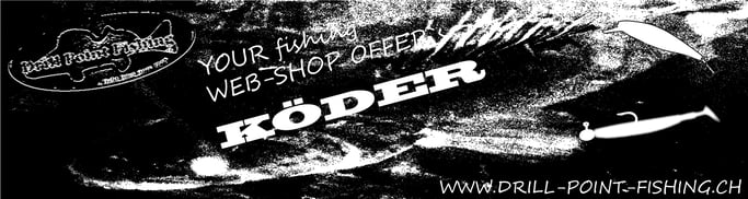 Drill Point Fishing Onlineshop Unterkategorie Produktangebote für Angelköder, Spinner, Wobbler, Kunstköder, Gummiköder, Lures, Naturköder, Köderfische, Lebendköder, Würmer, Maden, etc. Jetzt günstig Köder zum Fischen kaufen.