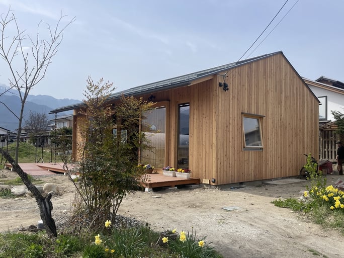 長野県　松本市　建築設計事務所　建築家　news設計室　丸山和男　お花見　まちのだいどころoKKo-おっこ