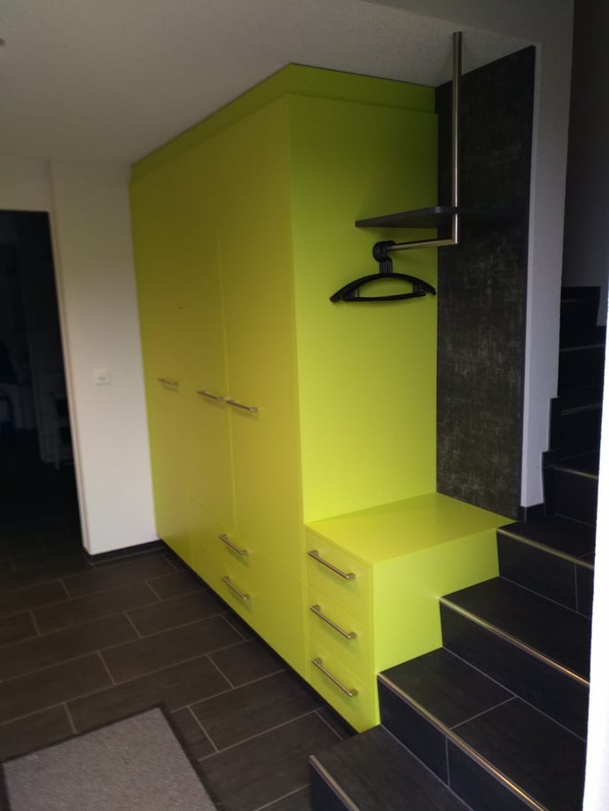 Garderobe in Neubau