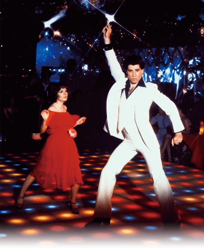 Commercial image of the film SATURDAY NIGHT FEVER 1977