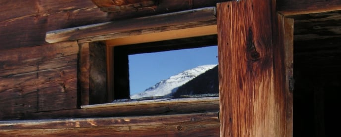 Ashram in den Bergen