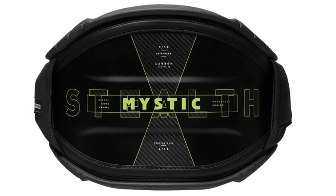 Mystic Stealth Waist Harness 2025 Black Lime Details bei WindSucht