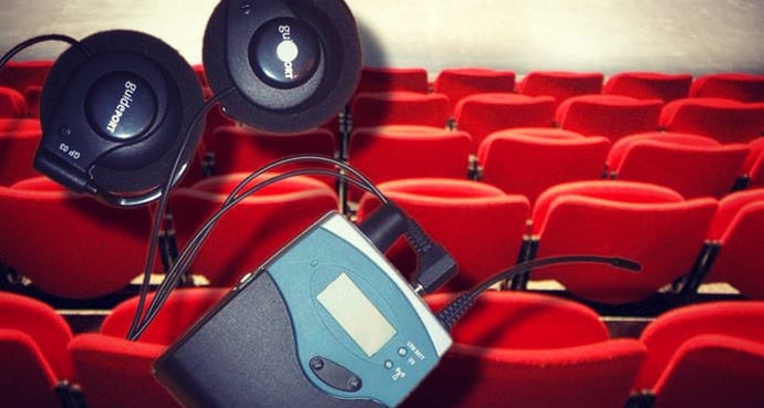 Photo de l'appareil auditif fourni lors du spectacle