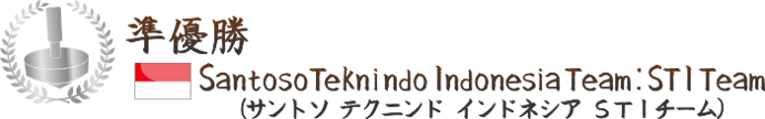 全日本製造業世界コマ大戦2015 準優勝 Santoso Teknindo Indonesia Team : STI Team （サントソ テクニンド インドネシア STIチーム）