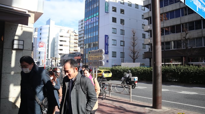 商店街左折画像