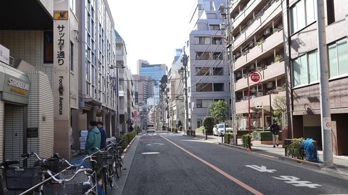 サッカー通り画像