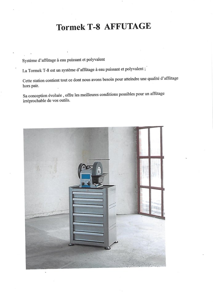 affutage Tormek T8  outil coupant gouge plane 