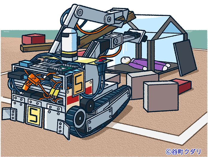 ロボットコンテスト協賛　挿絵
