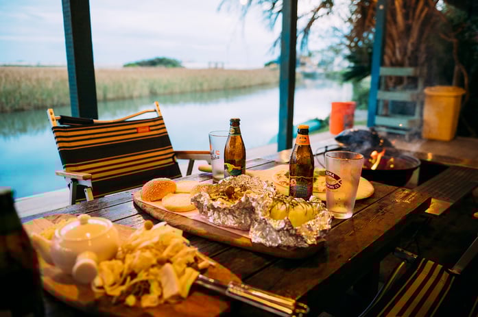 リバーサイドのBBQ LanaiとBBQコンボ