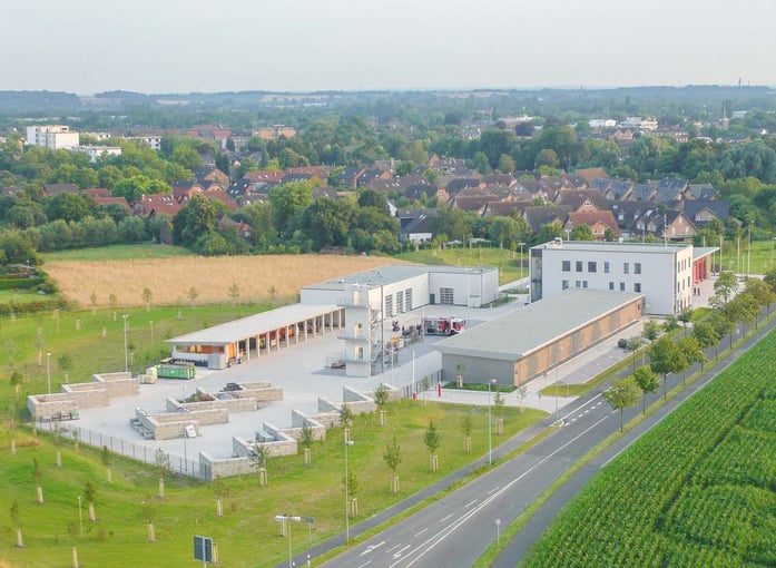 Fotografie aus dem Heißluftballon: Thomas Kuhlmann, Neukirchen-Vluyn