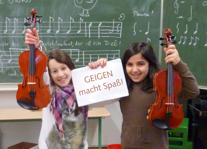 Geigen macht Spaß