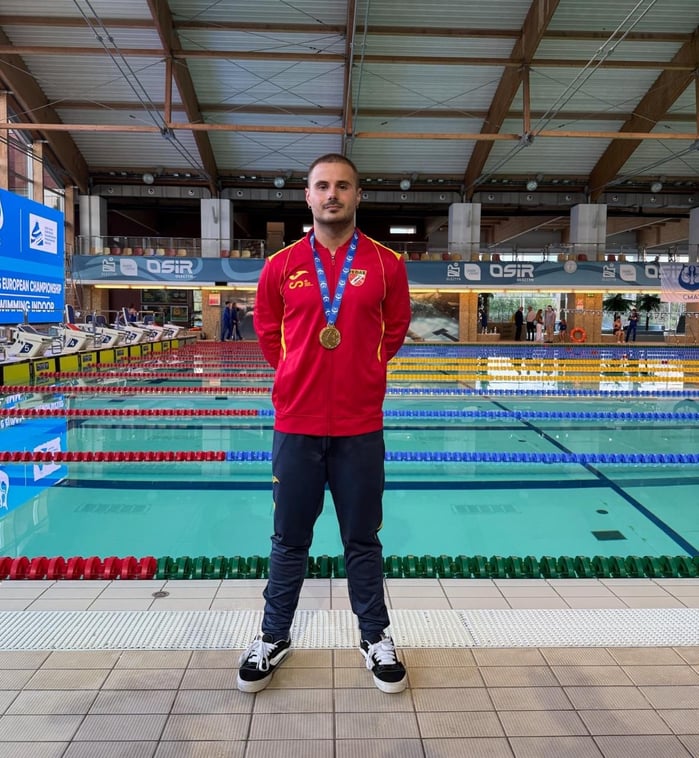 DANIEL LAMA GARCÍA - TERCERO DE EUROPA Y MEDALLA DE BRONCE EN 400 INMERSION. ENHORABUENA CAMPEON!!