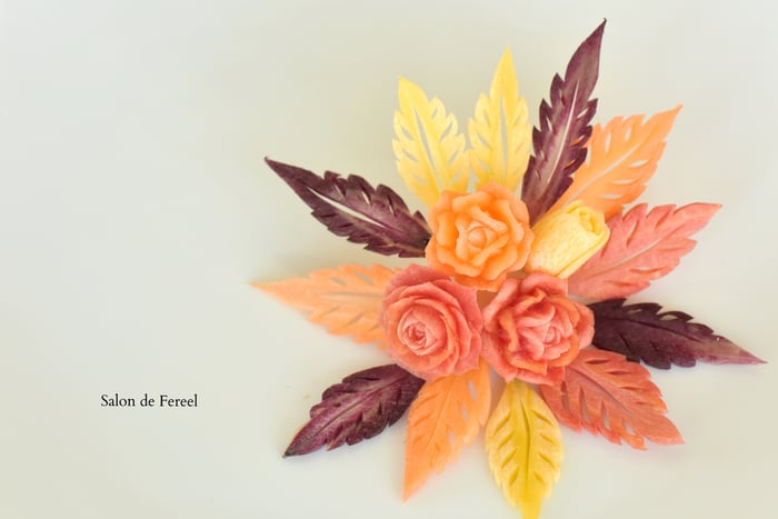 カービング　スイカ　彫刻　誕生日　結婚式　メロン　フルーツカービング　教室　大阪　薔薇　ソープカービング　　プレゼント　オーダー　りんご　石けん　野菜　人参