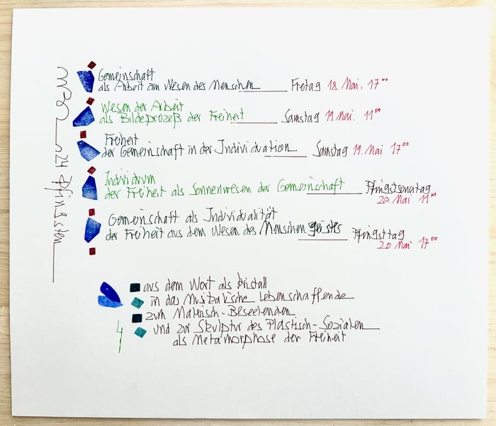 Manfred Bleffert - Ausstellung - Programm