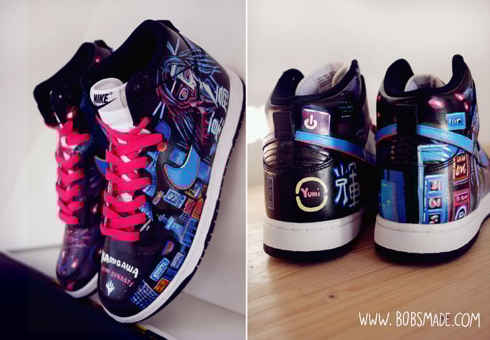 cyberpunk Kamigawa neon dynasty art by bobsmade