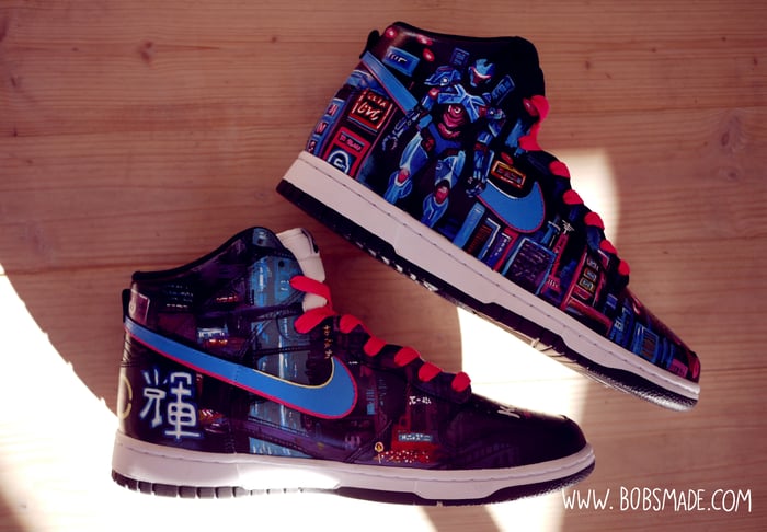 cyberpunk Kamigawa neon dynasty art by bobsmade