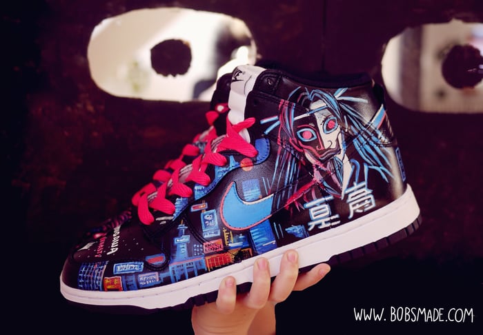 cyberpunk Kamigawa neon dynasty art by bobsmade