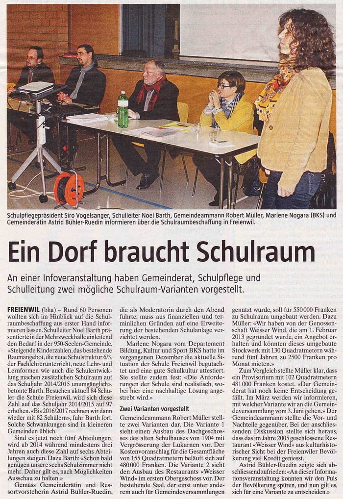 Die Botschaft, 20. Feb. 2013