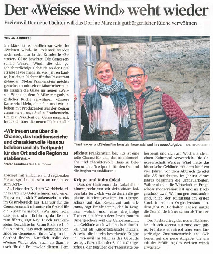Badener Tagblatt, 9. November 2017