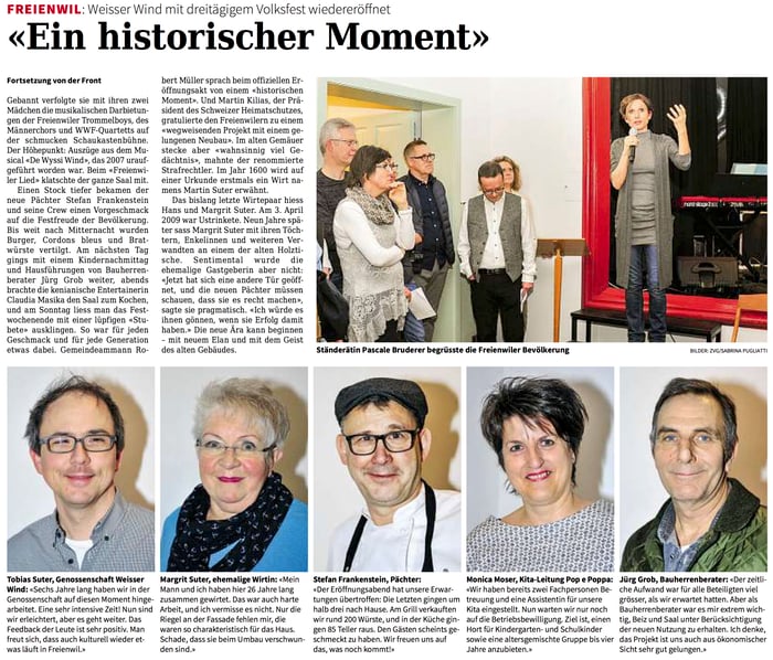 Rundschau, 18. März 2018