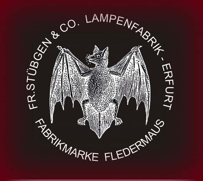 FR. STÜBGEN & COMPANY, ERFURT -FLEDERMAUS - BAT KEROSENE LANTERNS