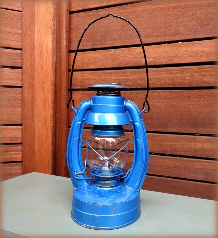 DOG BRAND KEROSENE LANTERN - MODEL NUMBER 3 - ASIAN PRODUCED
