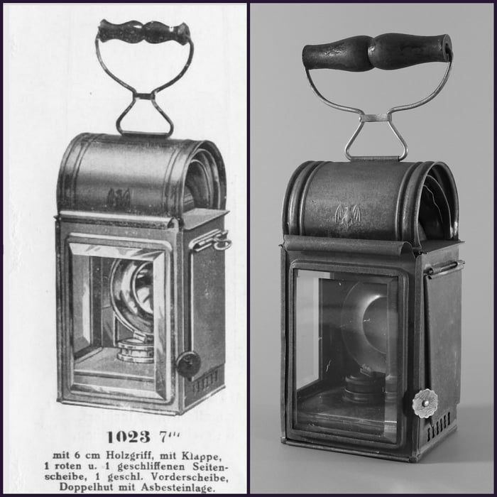 FR. STÜBGEN EISENBAHN SIGNAL-HANDLATERNEN Model 1923