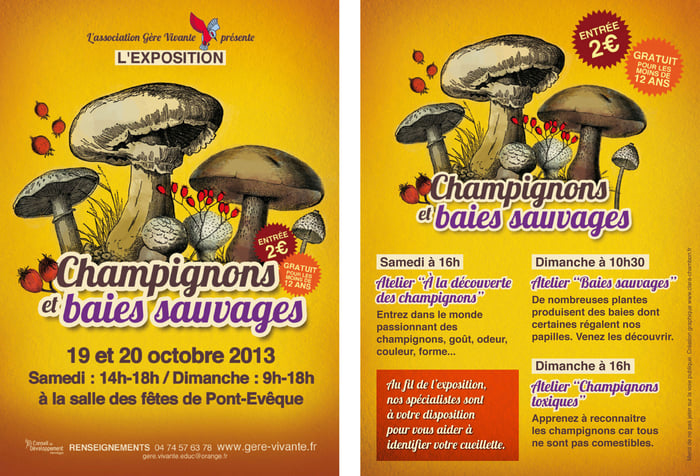 création flyer nature