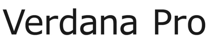 Verdana：視認性に優れる