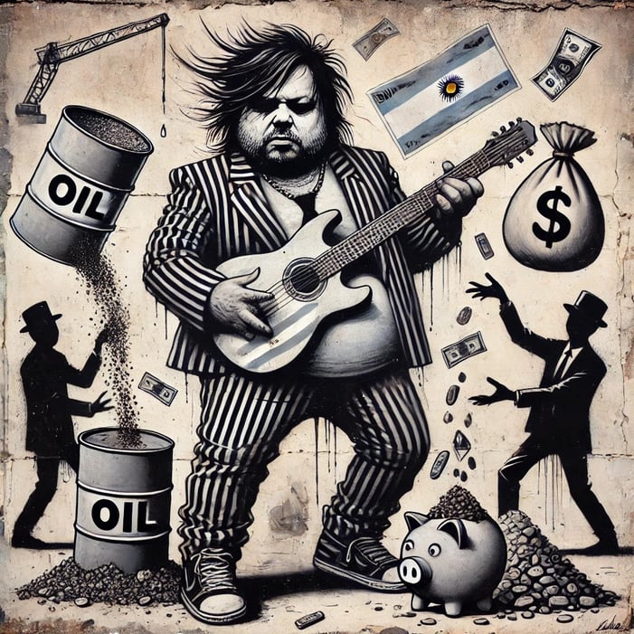 Javier Milei characature. #Snarchy