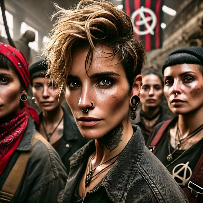 Female libertarian socialists. #Snarchy