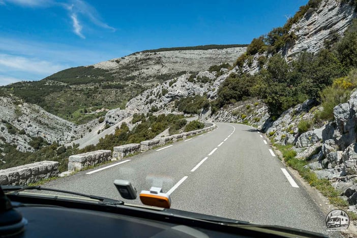 Route Napoleon in Frankreich mit dem Wohnmobil