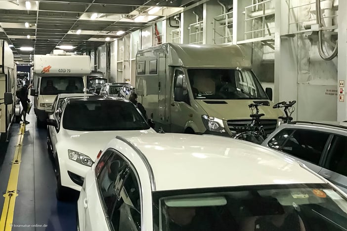 Mit der Fähre auf die Insel GRoßbritanien