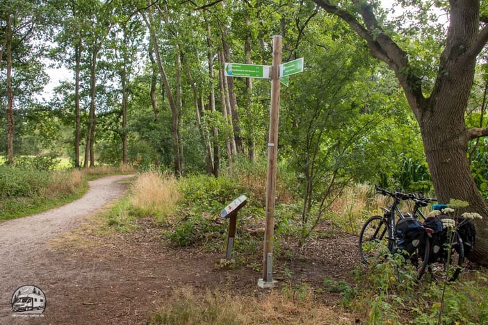 Der Rundweg ist gut beschildert und auch fahrradtauglich.