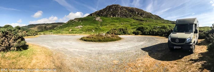 unser Übernachtungsplatz im Galloway Park