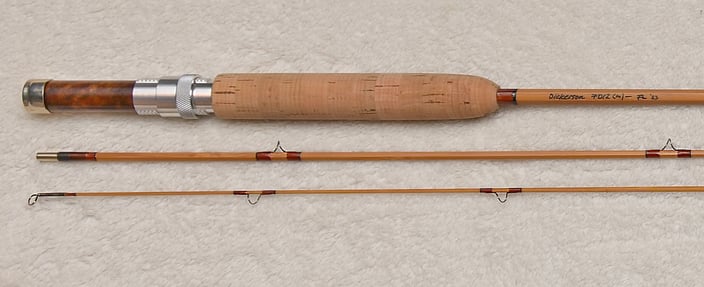 Custom Bamboo Fly Rod by San Diego craftsmen "TL"