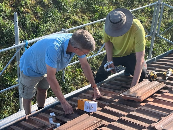 Instruktionen vom Spezialisten Syril Eberhart - ein Profi durch und durch.