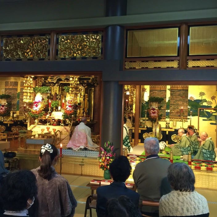 本法寺 秋の法要 - 報恩講05-本法寺-東京都文京区のお墓 永代供養墓 法要-