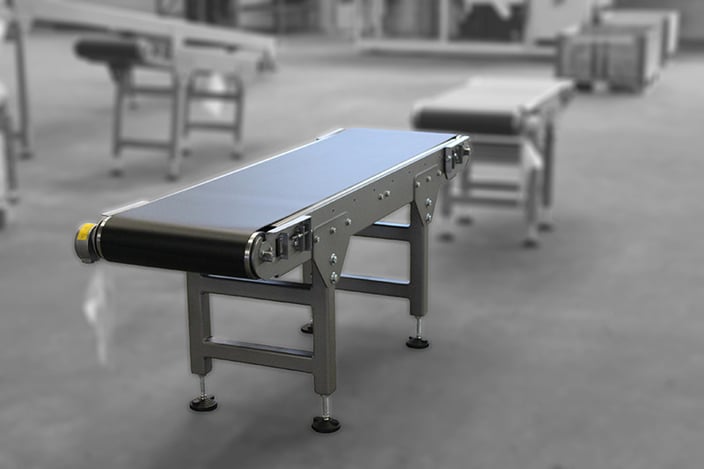 Robust conveyors, for rough environments with capsuled drum motor.