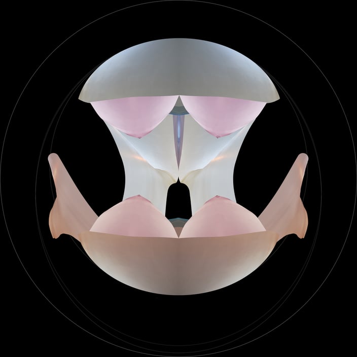 Amours protectrices - 2019 - 100x100 cm