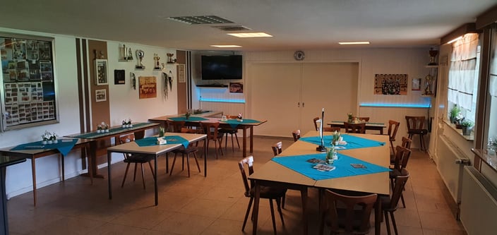 Frisch renoviert: Unser Vereinsheim