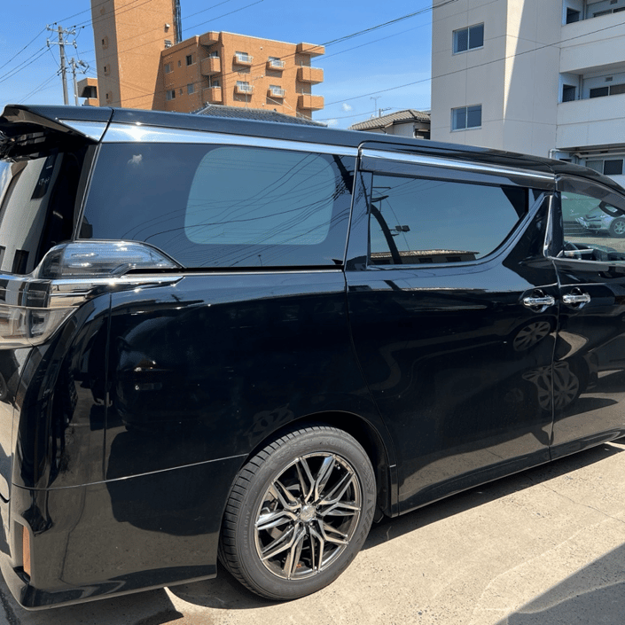 ヴェルファイア　フルメタルフィルム　リアサイド