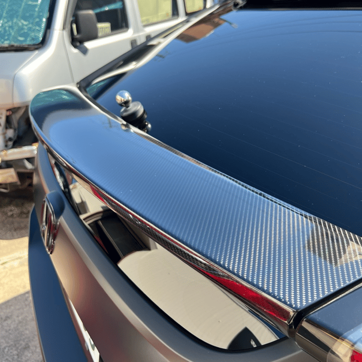 ホンダ　シビック　プロテクションフィルム施工　グロスカーボンプロテクションフィルム