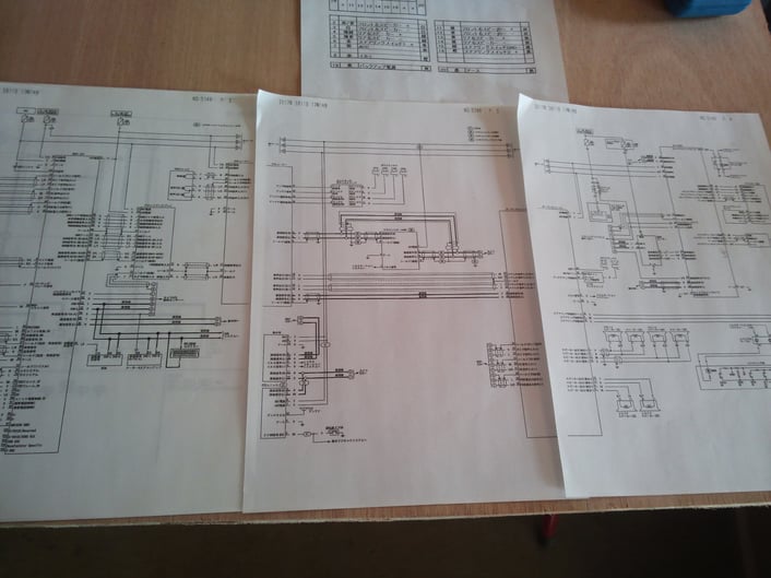 自動車用電装部品配線図　電装修理　オーディオ　フーガ